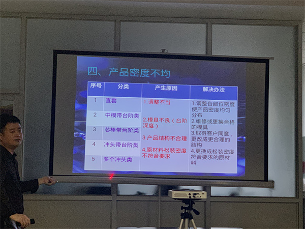 翔宇粉末冶金组织全厂员工参加产品质量问题以及工厂环境整理培训 翔宇粉末冶金组织全厂员工参加产品质量问题以及工厂环境整理培训